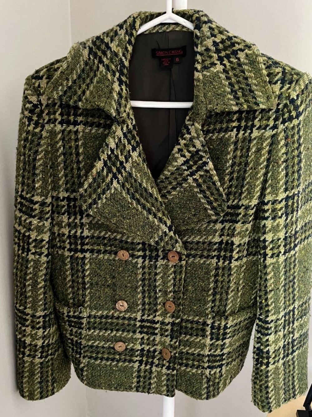 Simon Chang wool blend jacket
